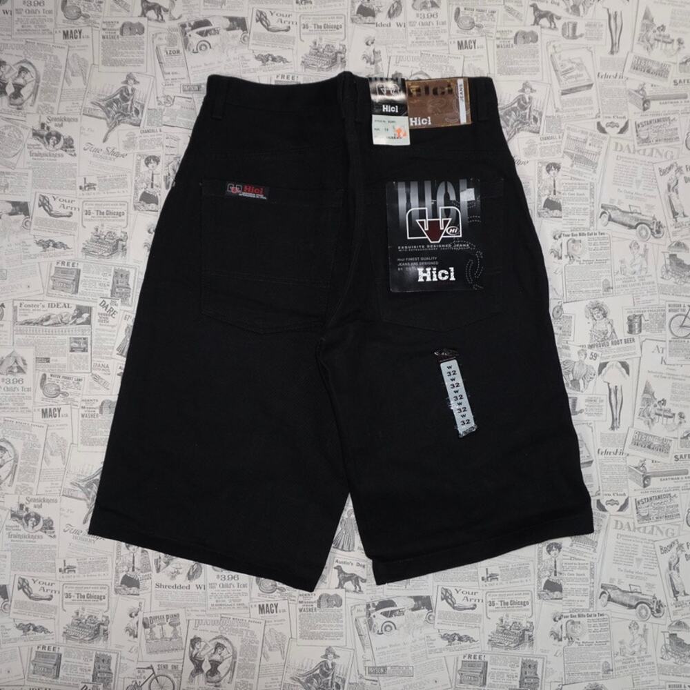 32 -Vintage Y2K HICL hip hop essential denim DSWT 00s shorts
